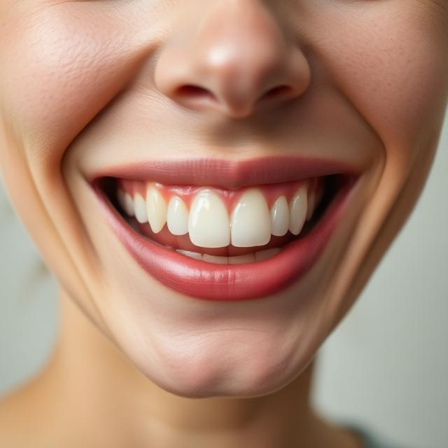 Amelia, 34 before clear aligner treatment