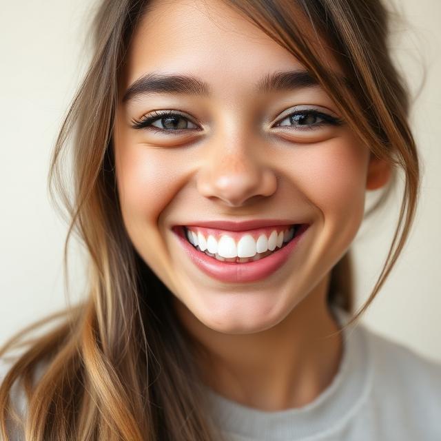 Tessa, 16 before clear aligner treatment